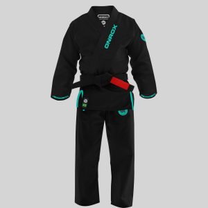black_teal_embroidery_jiujitsu_kimonos_manufacturer
